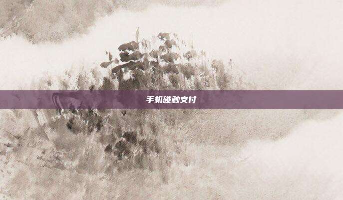 手机碰触支付