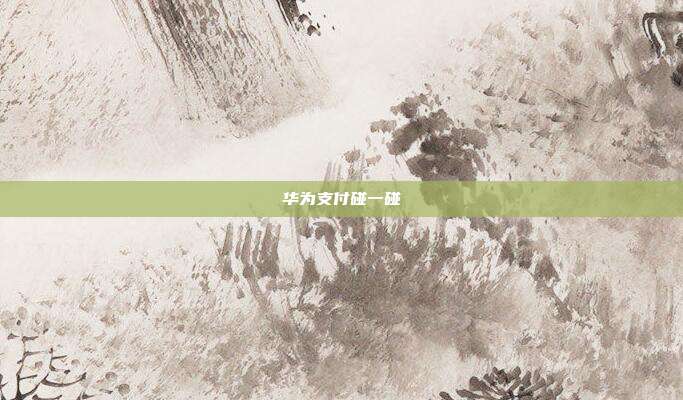 华为支付碰一碰