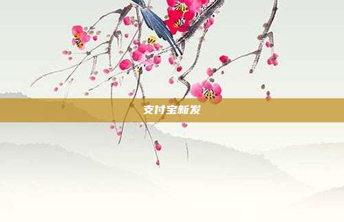 支付宝新发
