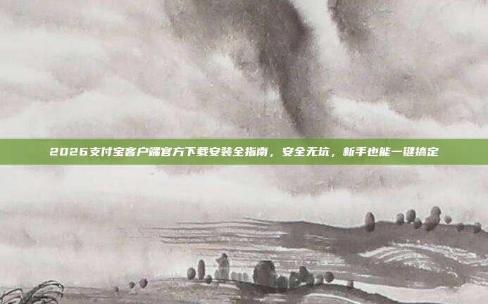 2026支付宝客户端官方下载安装全指南,安全无坑,新手也能一键搞定