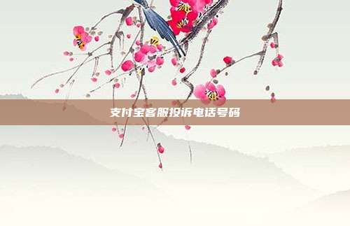 支付宝客服投诉电话号码