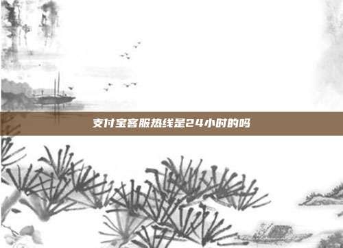 支付宝客服热线是24小时的吗