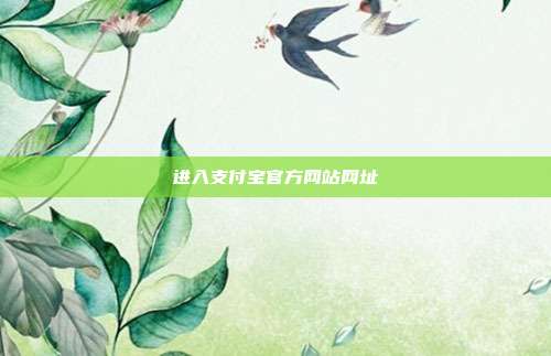 进入支付宝官方网站网址