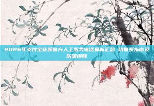 2026年支付宝花呗官方人工服务电话最新汇总 附联系指南及防骗提醒