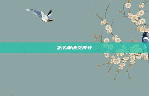 怎么申请支付令