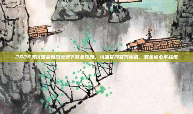 2026支付宝最新版免费下载全攻略，认准官网官方渠道，安全省心不踩坑
