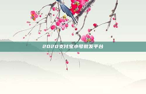 2020支付宝小号批发平台